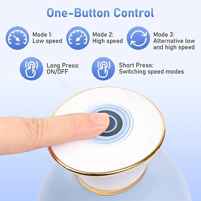 Electric Cordless Head Scalp Massager 4 Kneading Heads